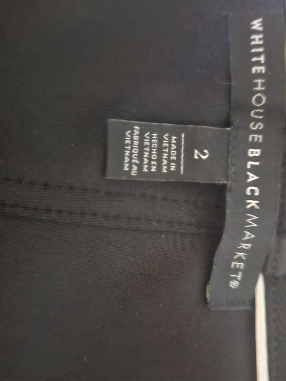 White House Black Market Strapless Black Structured Bustier Top - Picture 6 of 13